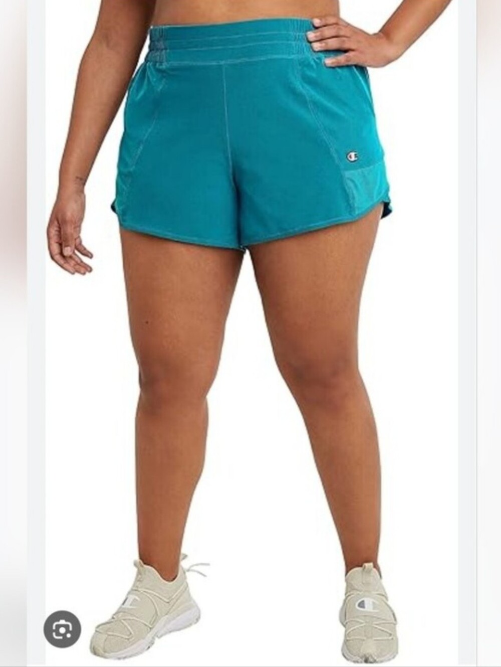 Champion Womens Turquoise Athletic Shorts
